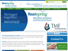 Tablet Screenshot of heartspringmethodist.org